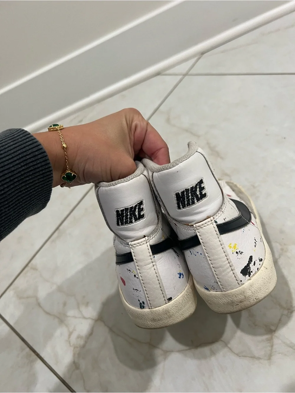 Nike white blazer